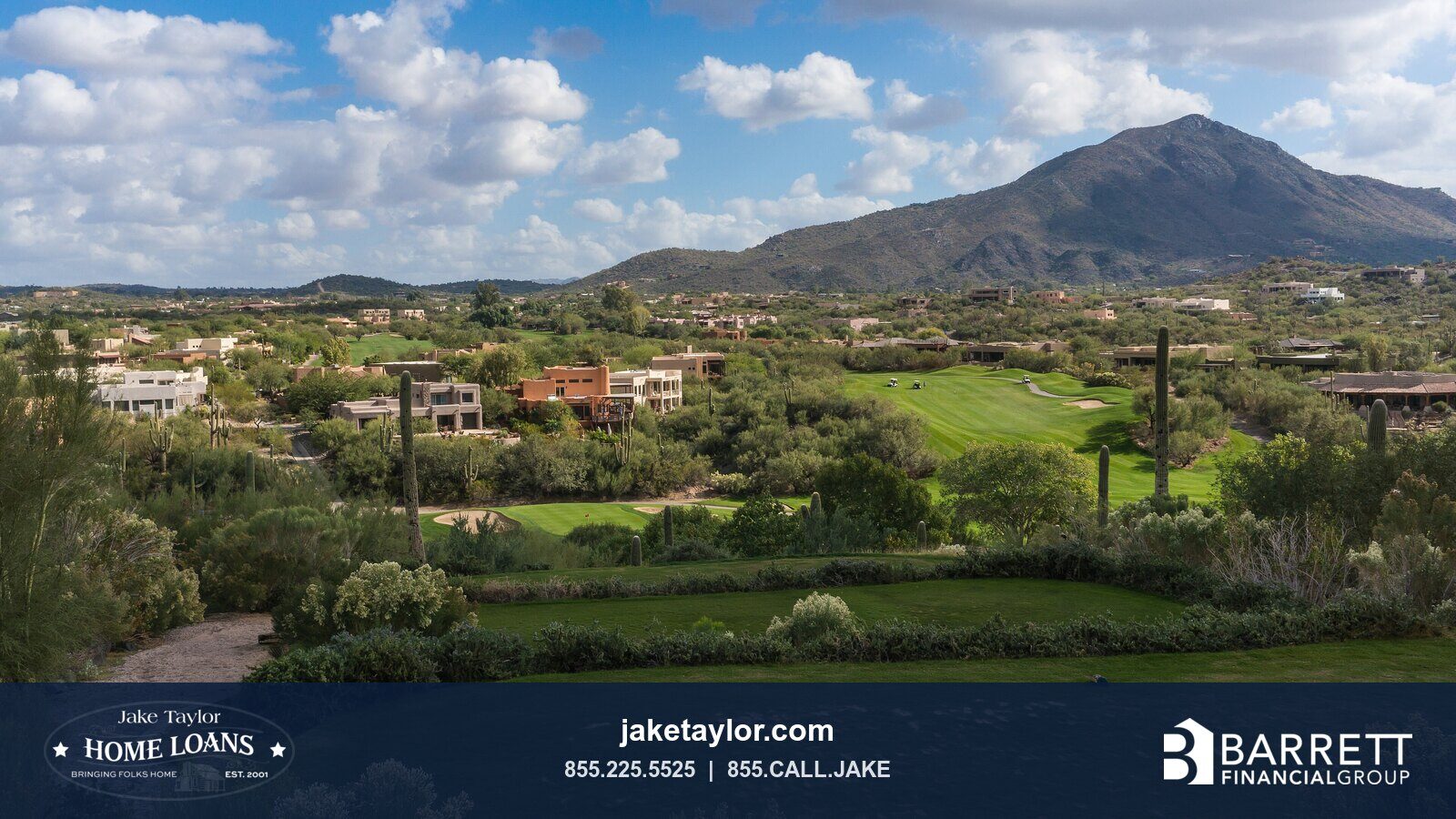 A golf fairway at Rancho Manana in Cave Creek, Arizona