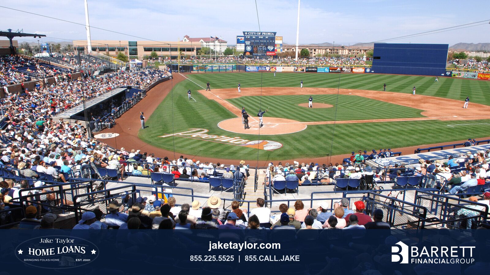 Spring training at the Peoria Sports Complex in Peoria, Arizona