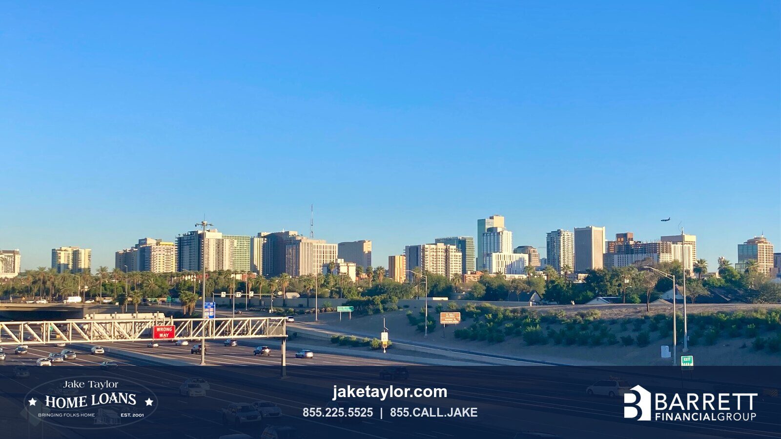 The downtown Phoenix, Arizona skyline