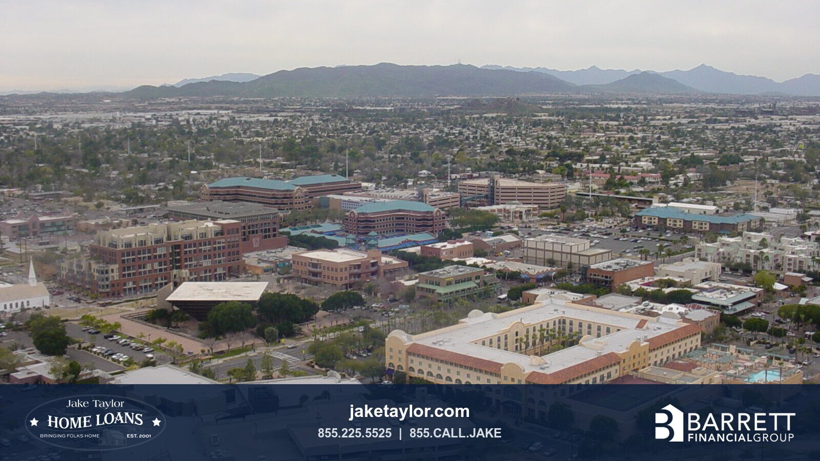 Downtown Tempe, Arizona on Mill Avenue